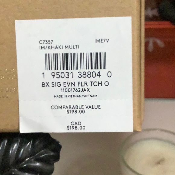 COACH POUCH AND MATCHING iPOD CASE, SIG C, KHAKI MULTI, COATED CANVAS. - Picture 6 of 11